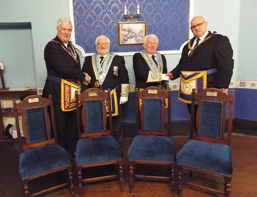 New Chairs for Rhymney Masonic Hall